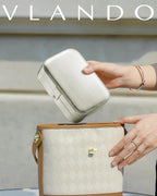 Vlando Travel Jewelry Case for Women Girls Mothers, PU Leather Portable Small - Image 7