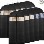 50" Black Garment Bag, Mens Suit Bags by Moucas