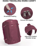 ECOHUB Travel Backpack for Women, Carry on Backpack - Image 7