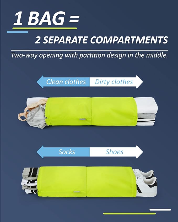 BAGSMART 6 Set Compression Packing Cubes - Image 4