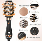 Hair Dryer Brush Blow Dryer Brush in One Hot Air Brush for Drying and Straightening, Volumizer Multi-Styler Smooth Curls for All Hair Types, Frizz-Free Blowout Brush for Salon Quality