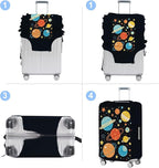 Planet Luggage Cover Washable Suitcase Protector Anti-Scratch, Stretchable Fit - Image 4