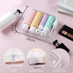 16 Pack Travel Bottles for Toiletries, Large 6oz Silicone Travel Containers jar - Image 5