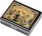 Silver Vintage Pill Box 7 Day Metal Pill Box - Image 3