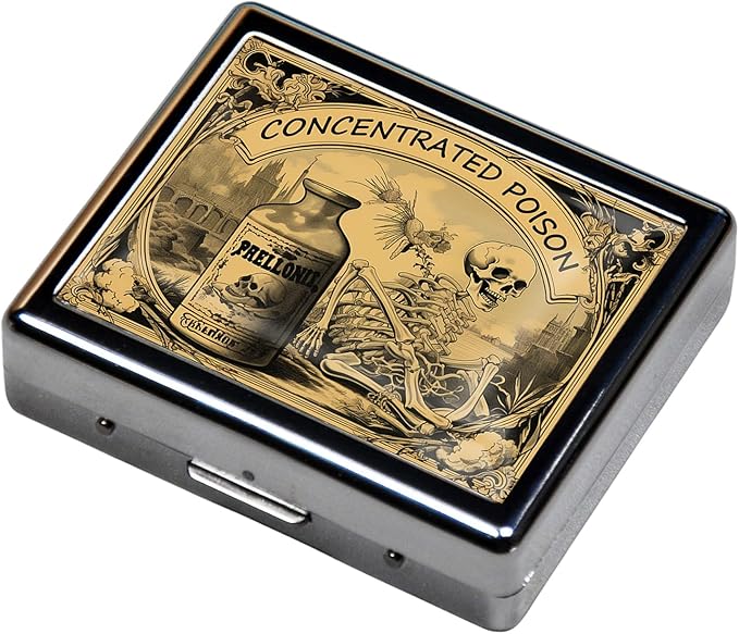 Silver Vintage Pill Box 7 Day Metal Pill Box - Image 3