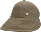 Linen Victorian Bonnet Hat Sun Cap, Foldable Summer Visor | New Katy - Image 4