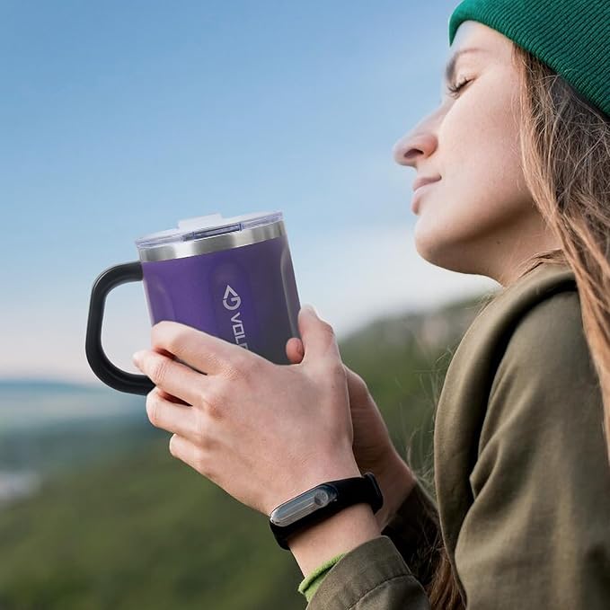 16oz Stainless Steel Togo Coffee Travel Mug, Spill Proof Tea Mug - Image 6