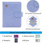 Melsbrinna Premium Leather Passport Holder Covers Case, Waterproof Rfid - Image 3