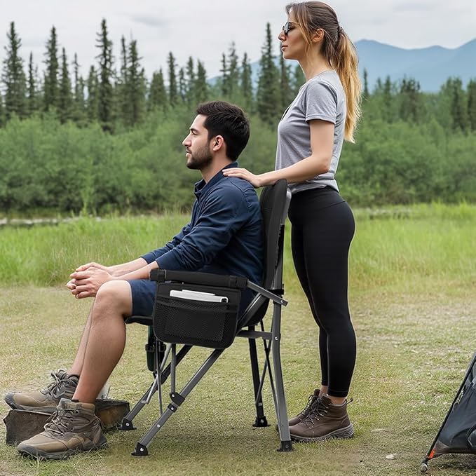 Oversized Camping Chair for Adults Heavy Duty, Heavy Duty Lawn Chair - Image 7