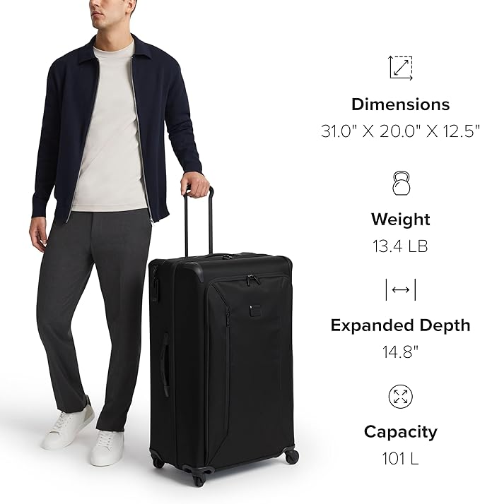 TUMI - Aerotour 4 Wheel Expandable Luggage - Men's and Women's Lightweight - Image 7