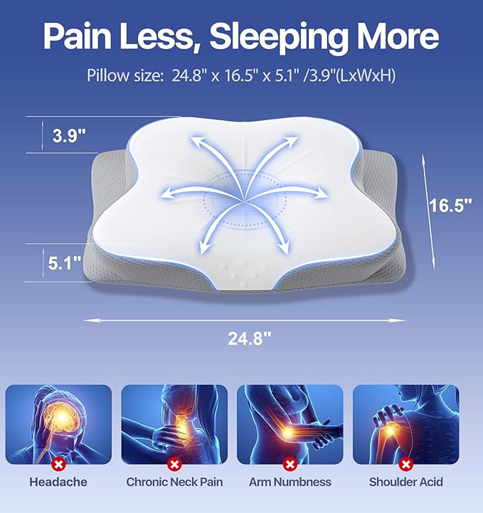 Cervical Pillow for Neck Pain Relief - Image 3