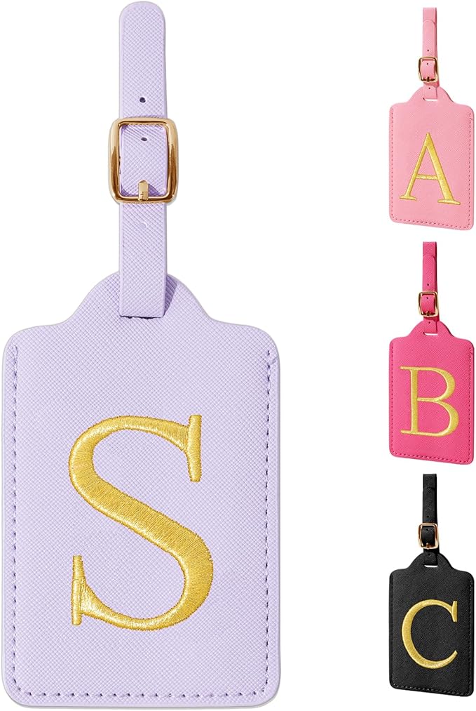 Personalized Initial Luggage Tags by izuzta
