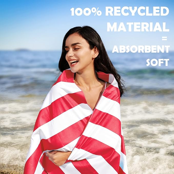 Your Choice Microfiber Quick Dry Sand-Free Beach Towel - Image 4