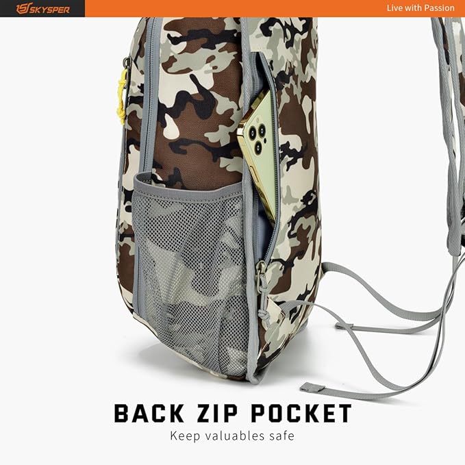 SKYSPER Small Daypack 10L Hiking Backpack Packable Lightweight Travel Day Pack - Image 7