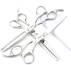 SHARONDS 6.5 Inch Stainless Steel Professional Barber Scissors Hair Thinning Scissors Hairdresser or Home Hairdresser Variant/Hybrid (6.5 inch-3pc)
