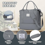 Travel Duffel Bag, Sports Tote Gym Bag, Shoulder Weekender Overnight Bag - Image 7
