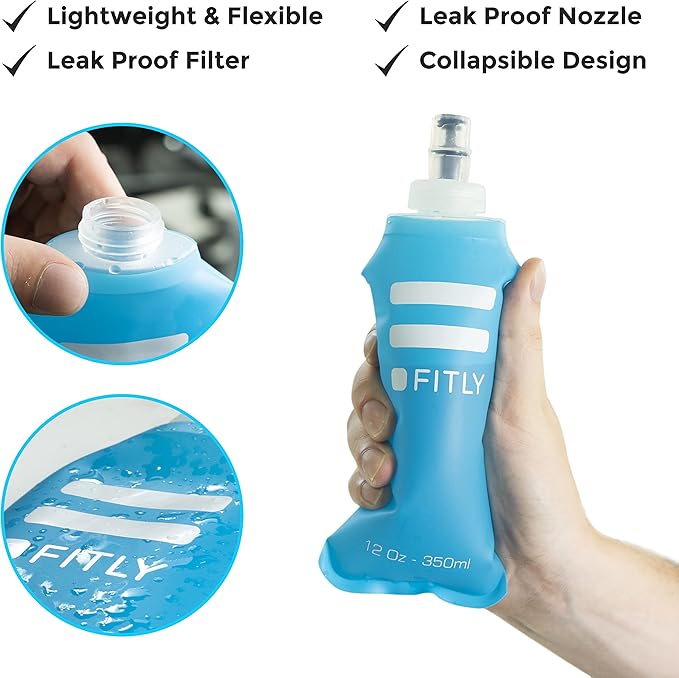 Soft Flask - Shrink As You Drink Soft Water Bottle - Image 2