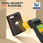 RUNBOX AirTag-Wallet-Mens-Slim-RFID Blocking Wallets Leather - Image 5