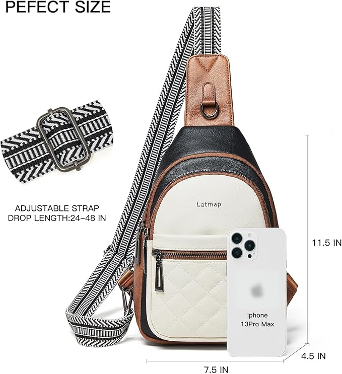 Sling Bag For Women Fanny Pack Crossbody Travel Shoulder Belt Bags Tote - Image 4