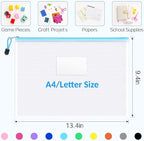 Sooez 32 Pack Mesh Zipper Pouch Bags, A4 Letter Size, Zipper Bags - Image 2