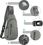 TITECOUGO Small Sling Bag, Lightweight Crossbody Backpack - Image 5