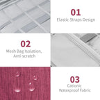 Electronics Travel Organizer, Portable Waterproof Electronic Travel Storage Bag - Image 4
