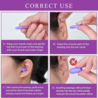 30Pair Soft Foam EarPlugs, 32dB Disposable Sound Blocking Noise Cancelling Ear - Image 2