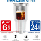 WETOWETO 30 oz Stainless Steel Tumbler, Insulated Coffee Tumbler Cup - Image 5