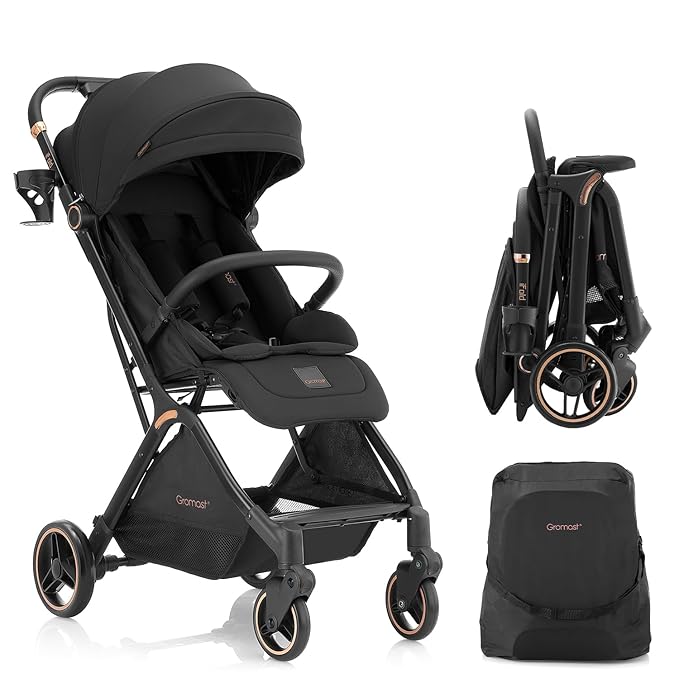 Gravity Folding Baby Stroller by Gromast