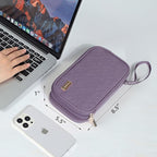 NISHEL Travel Cord Organizer Case, Double Layers Tech Electronic Bag, Essentials - Image 5