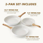 SENSARTE Nonstick Frying Pan Skillets, Healthy Cookware Chef's Pan, Free of - Image 2