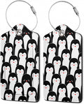 2Pcs Luggage Tag for Suitcase Penguin Animals Cute Luggage Tag by Gearsly