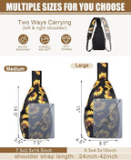 Crossbody Bags for Women Men Trendy Sling Bag Bakpack Casual Chest Bag - Image 2