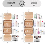 Travel Hanging Toiletry Bag for Women, Large Makeup Bag 8 Leak Proofing - Image 7