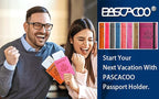 Passport Holder Cover Wallet Travel Essentials RFID Blocking Leather Card Case - Image 9