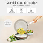 Granitestone 20 Pc Ceramic Cookware Set Nonstick, Complete Pots and Pans Set - Image 5