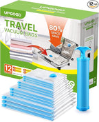 Vacuum Bags for Travel, 12 Pack by UPGOGO