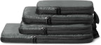 Amazon Essentials Ultralight Compression Packing Cubes Packing Organizer Grey by AmazonEssentials