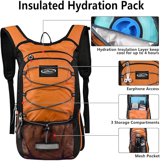 Insulated Hydration Pack Backpack - Image 3