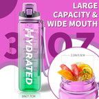 Water Bottle, 32 oz Motivational Water Bottles - Image 5