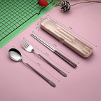 DEVICO Portable Utensils, Travel Reusable Silverware Flatware Set - Image 2