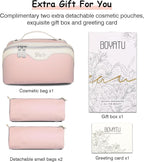 BOYATU Travel Makeup Bag Organizer Cosmetic Bag: 3 Pcs Set Make up Bags - Image 7