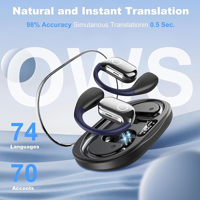 AI Language Translation Earbuds, Translator Earbuds Real Time - Image 4