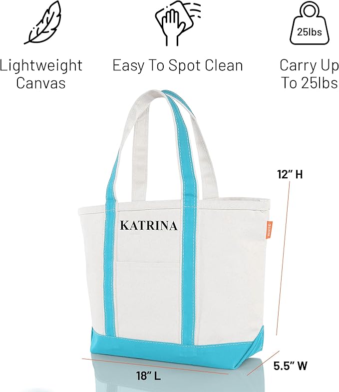 CB STATION Medium Classic Canvas Tote Bag - Image 4