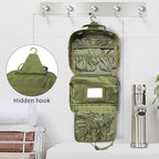 Travel Toiletry Bag for Men, Hanging Toiletry Bag, Portable Organizer Dopp Kit - Image 4