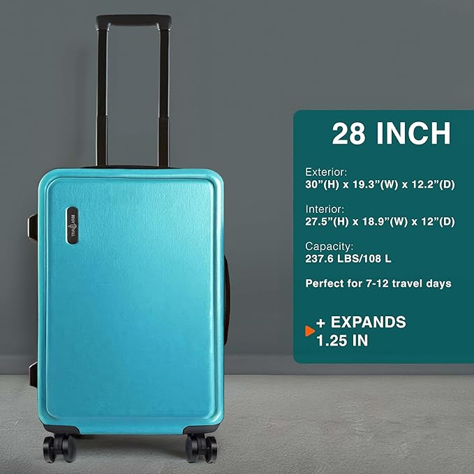 Luggage Sets 2 Piece, 24 Inch Suitcase and 28 Inch Luggage - Image 3