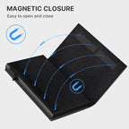 Mens Smart Wallet Card Holder for AirTag: Leather, Compatible - Image 8