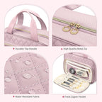 Travel Toiletry Makeup Bag for Women Hanging Toiletry Bag Cosmetic Organizer - Image 7