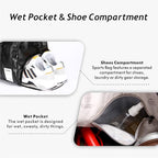 Leather Sports Gym Tote Bag - Image 7