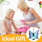 2 Pack Butterfly Solar Outdoor Hanging Lantern Creative Small Sculpture Lights - Image 4